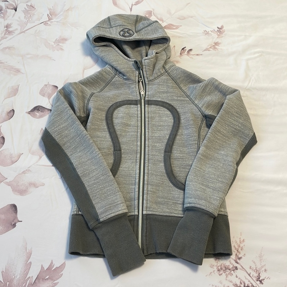 Lululemon scuba hoodie light and dark grey